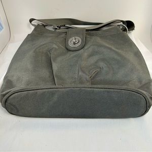 BAGGALLINI SORRENTO RFID HOBO BAG-BLUEFLY LIGHT GRAY
